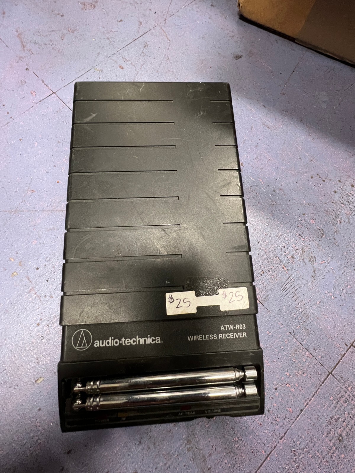 Audio-Technica ATW-R03 Wireless Receiver Base Unit Only – Black