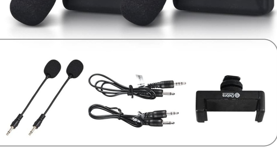 Debra Professional Audio UHF Wireless Interview Microphone Set CM-02 BRAND NEW