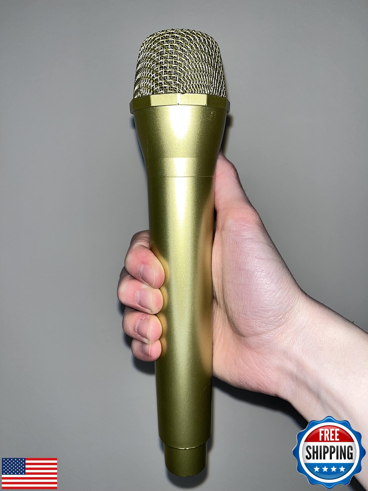 Fake Microphone Prop Toy for Lipsyncing, Costumes, Photos, Concerts, Festival
