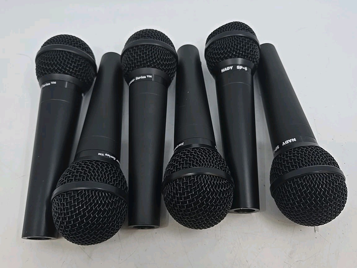 Nady Systems STARPOWER SP-5 Dynamic Microphone Black Lot Of 6
