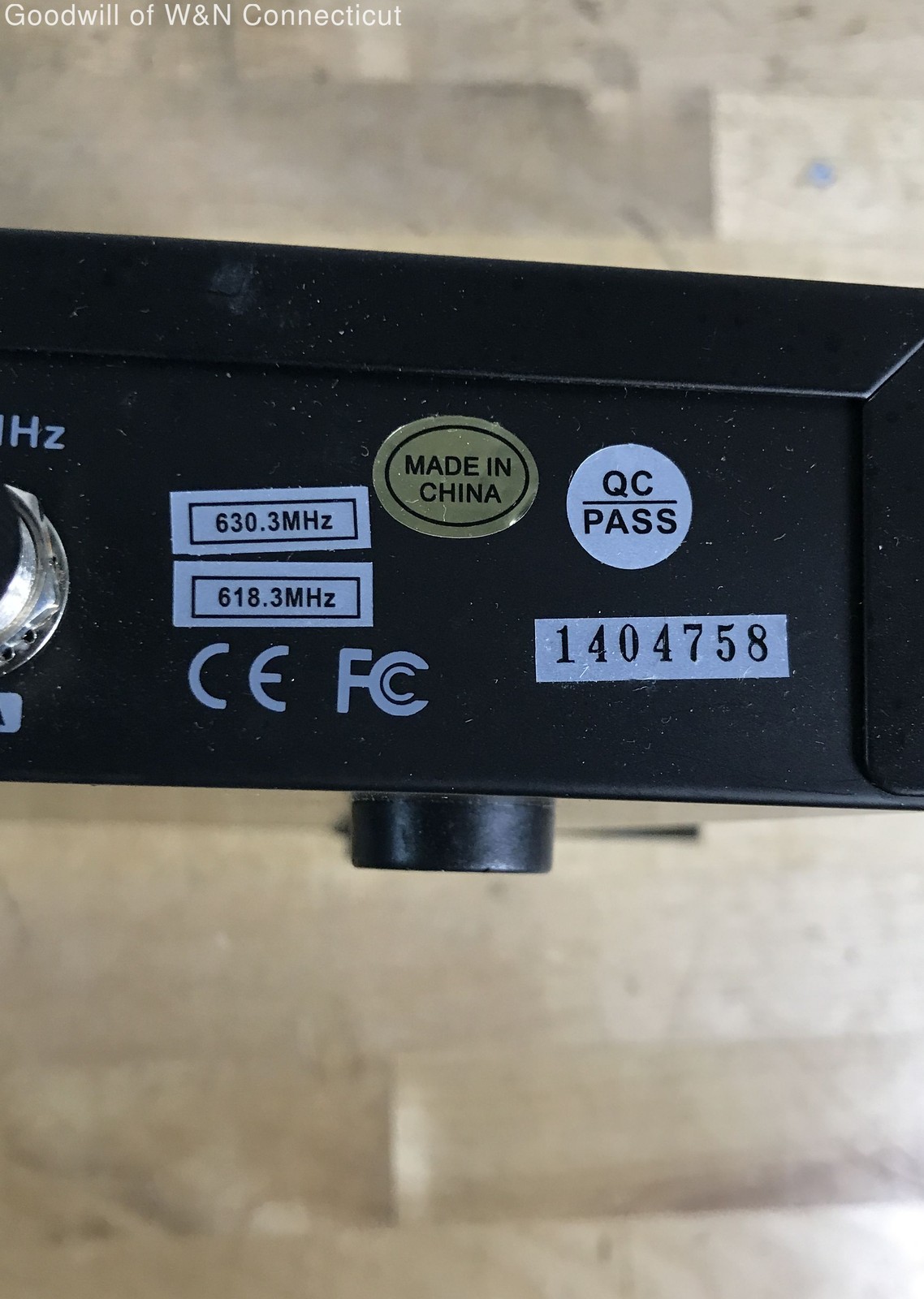 Technical Pro WM1641 UHF Quad Wireless Microphone System Receiver Rack Mount