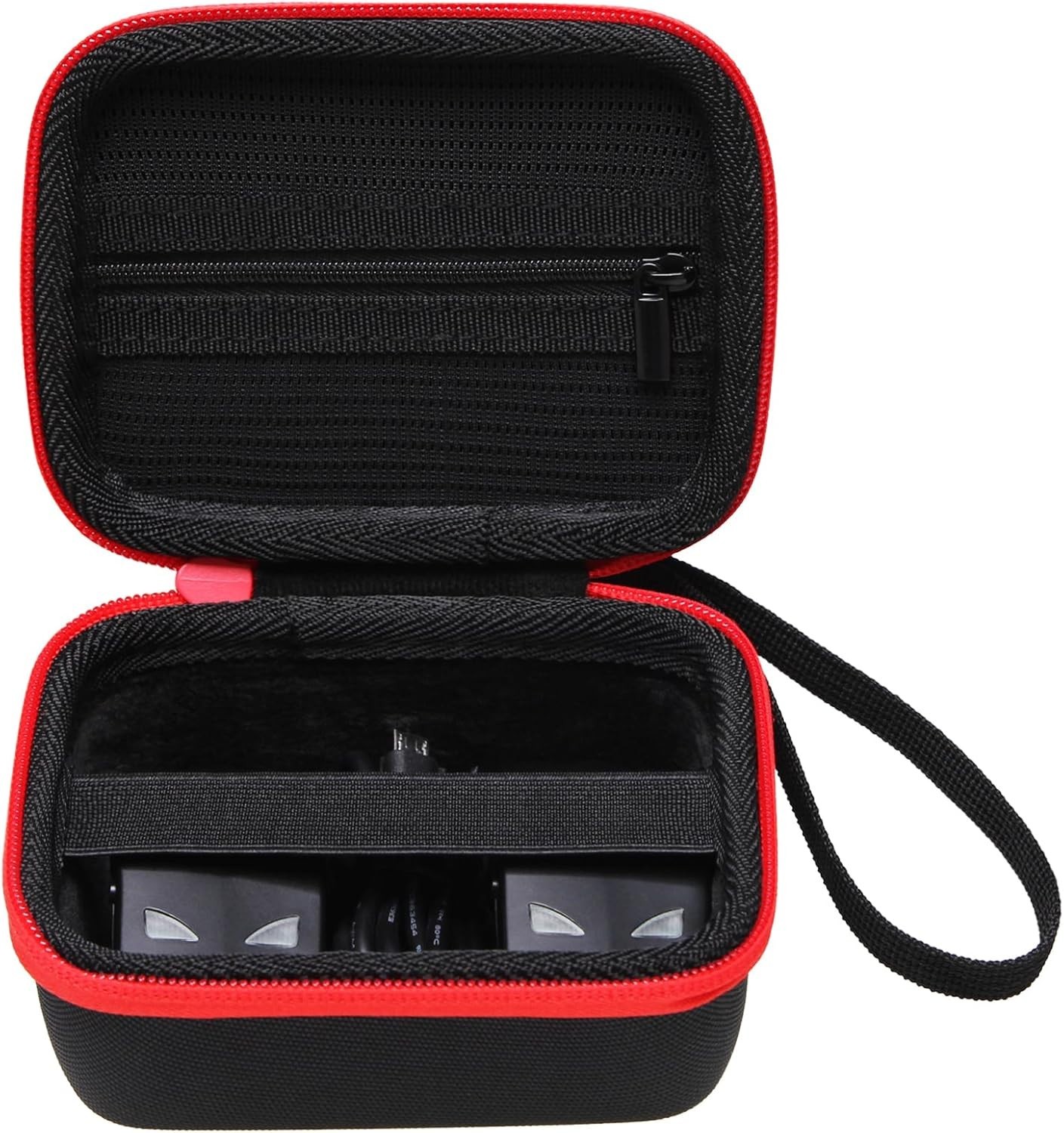 LTGEM Red EVA Hard Case for Wireless Guitar Transmitter & Receiver, Compact Size