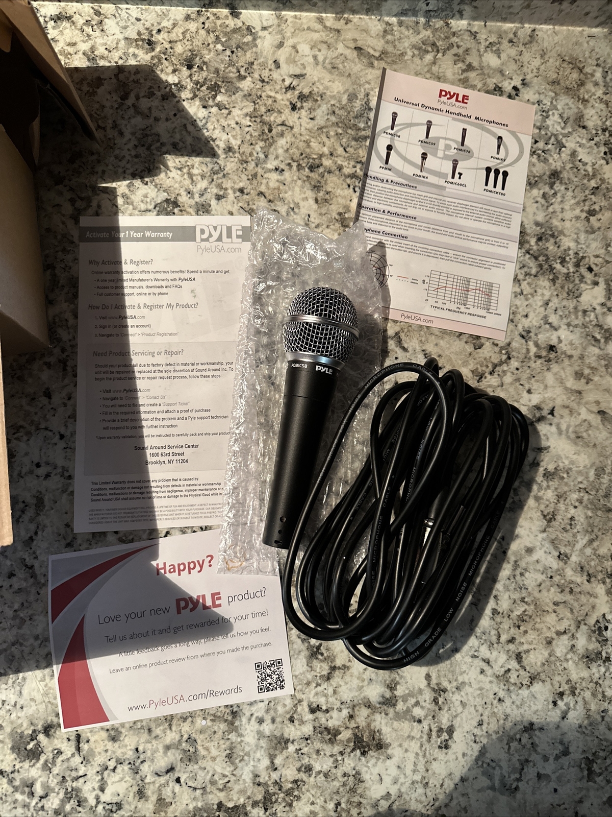 Pyle Professional Handheld Unidirectional Dynamic Microphone
