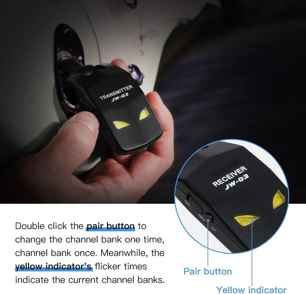 Sistema Inalambrico Para Guitarra Receptor De Transmisor Audio Recargable 4 Cana