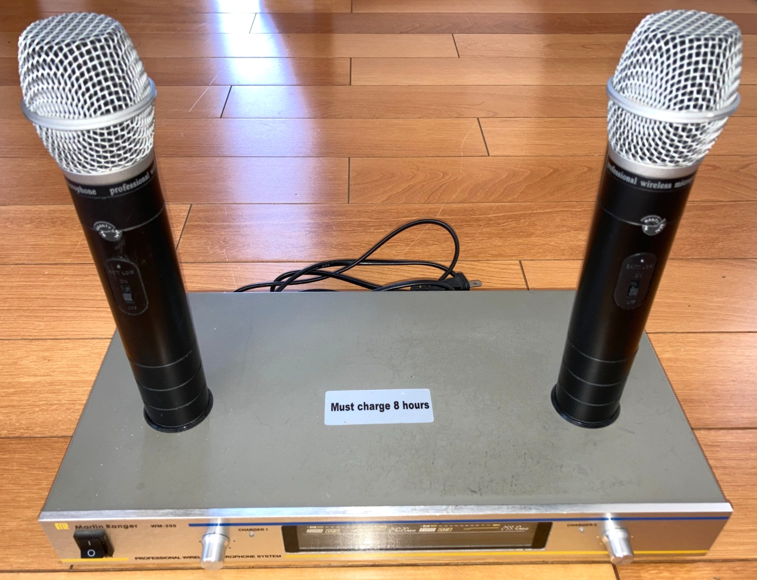 MARTIN RANGER WM-200 PROFESSIONAL WIRELESS MICROPHONE RECEIVER *UNTESTED*