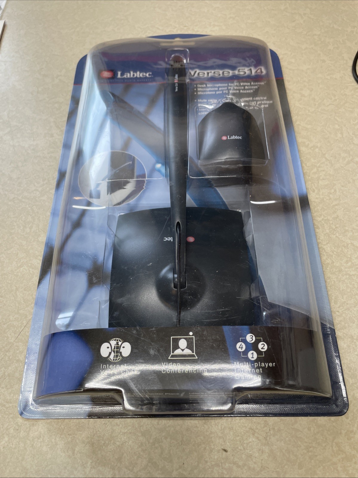 Labtec Verse-514 Desktop Microphone (LVA-7514REGW) (new, sealed)