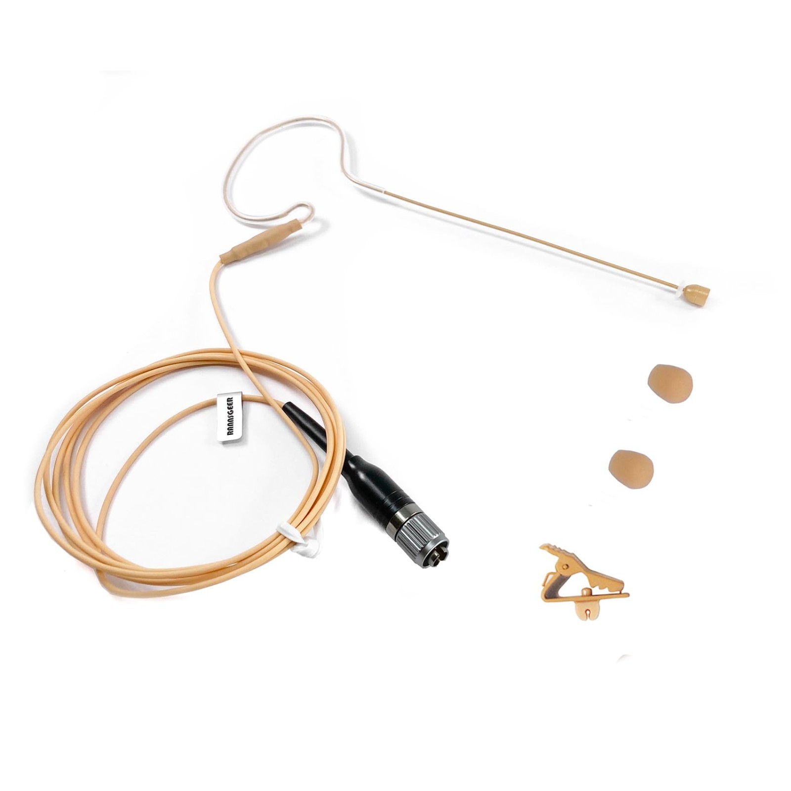 Professional Headset Microphone – 4-Pin Connector for Audio Technica Bodypack Tr