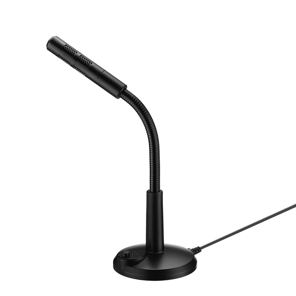 USB Computer Mini Condenser Microphone Stand Recording Mic For PC Desktop Laptop