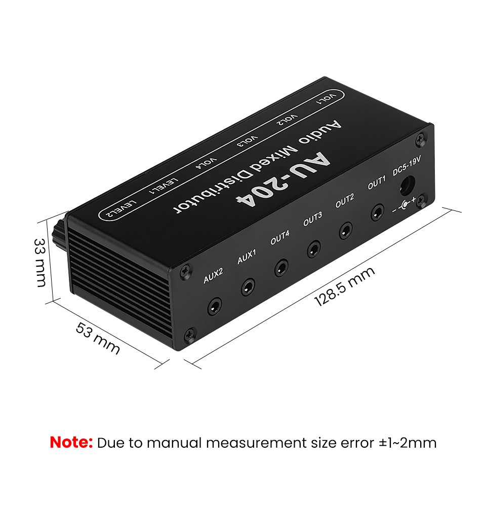 DC 5V-15V Stereo Audio Signal Mixer Board Mix 2way 4way Input 1way Output 3.5mm