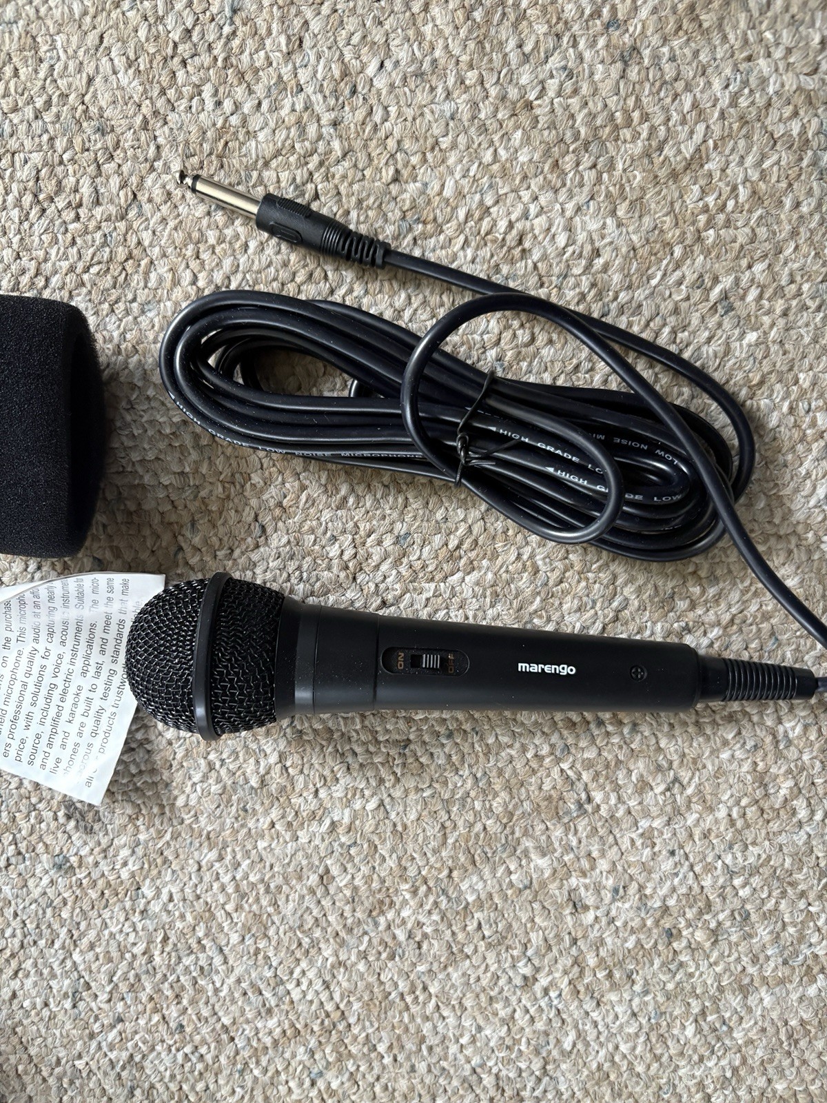 Marengo Handheld Wired Microphone, Cardioid Dynamic Vocal Mic with 13Ft Cable