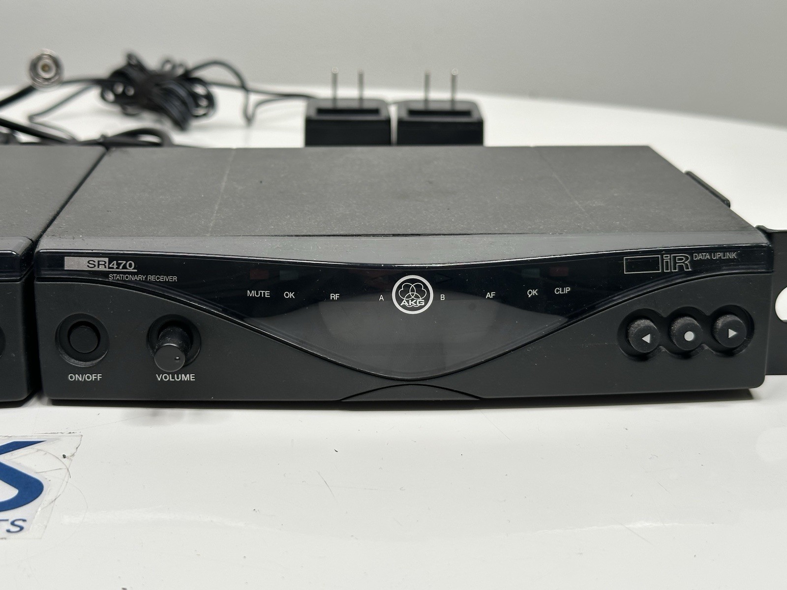 AKG SR470 x2 Complete Set Rack Mountable Receivers w/ Power Adapters