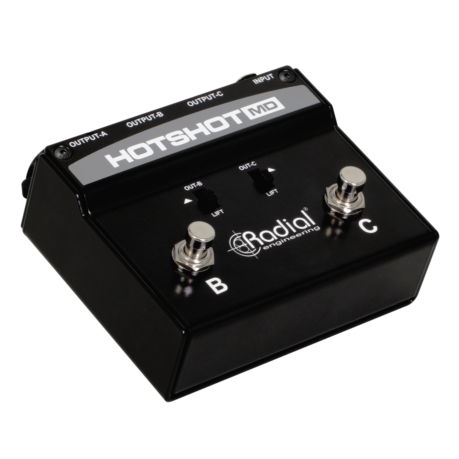 Radial HotShot MD Dynamic Microphone Switcher Stage Mic Toggle/Footswitch