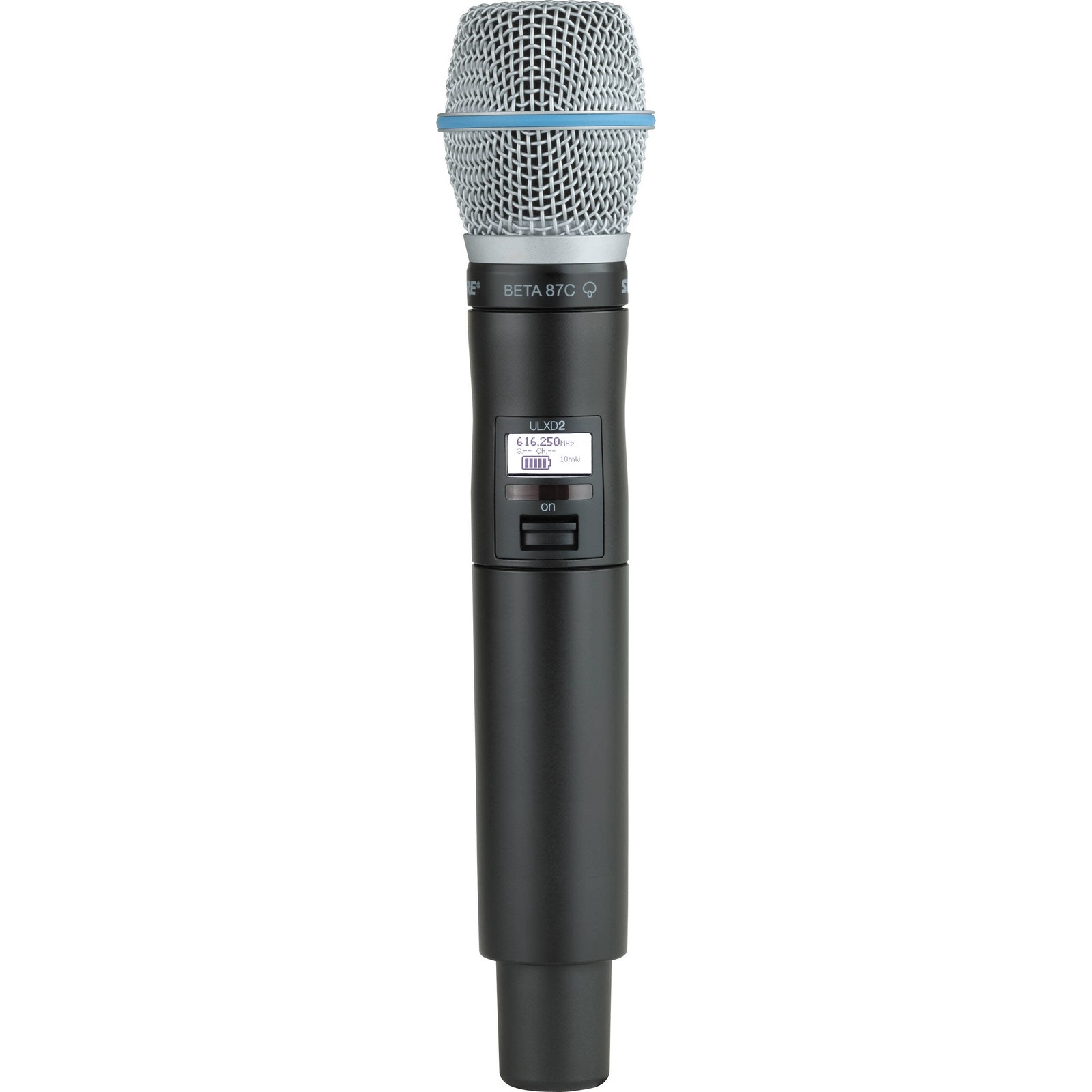 Shure ULXD2/B87C Digital Handheld Transmitter with Beta 87C Capsule, V50 Band
