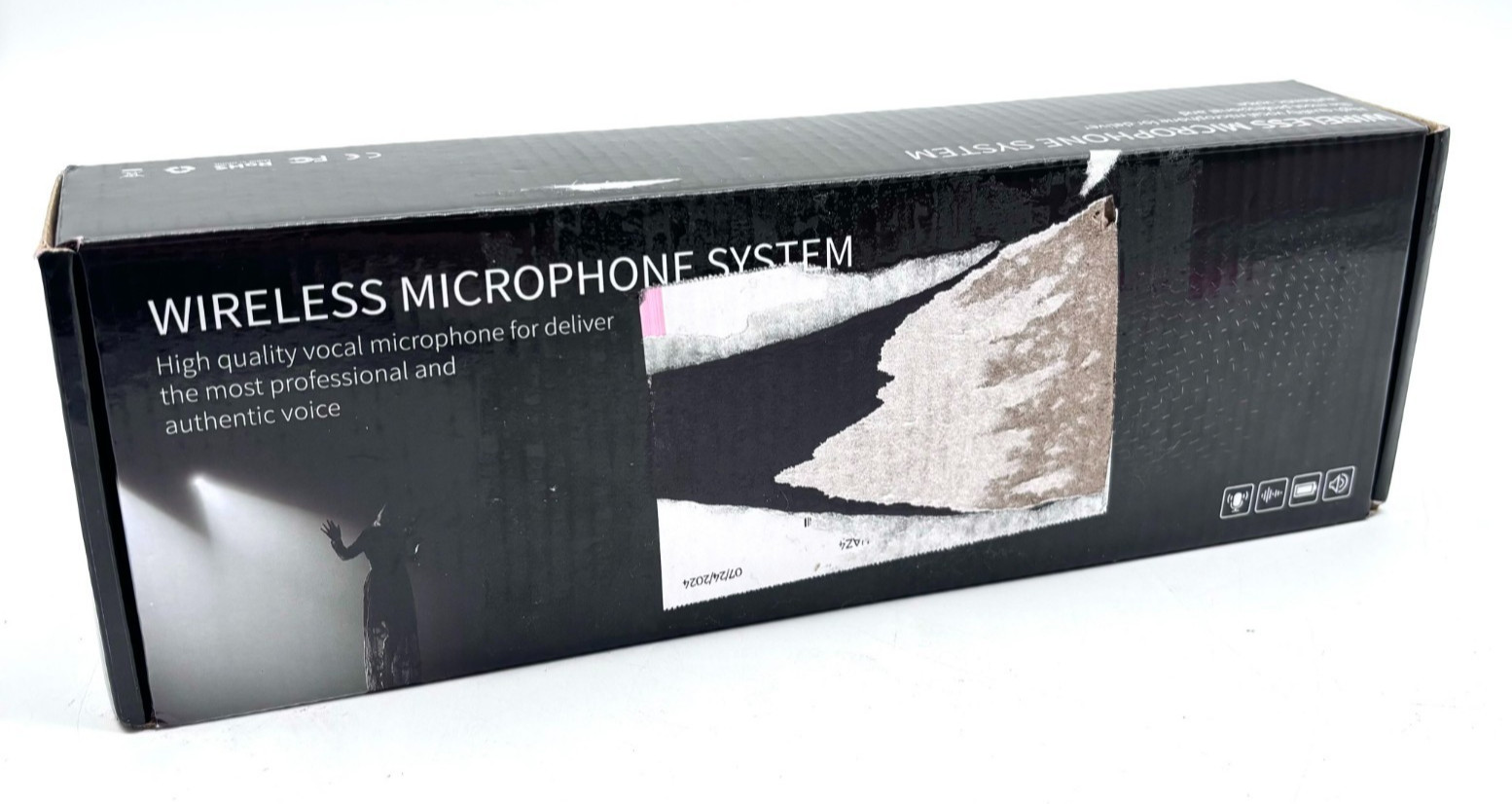 NEW High Quality Vocal Wireless Microphone System – Gray Black