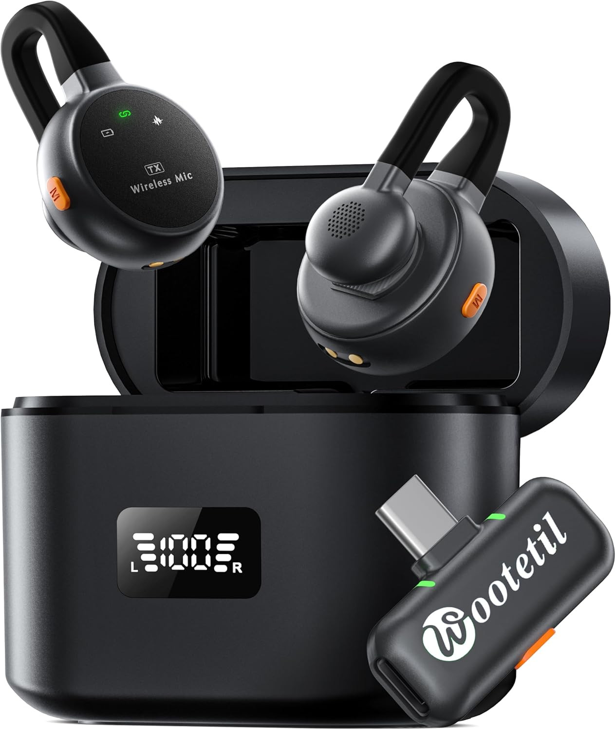 Wireless Lavalier Microphone for Iphone, Ipad, Android – USB-C Plug Noise