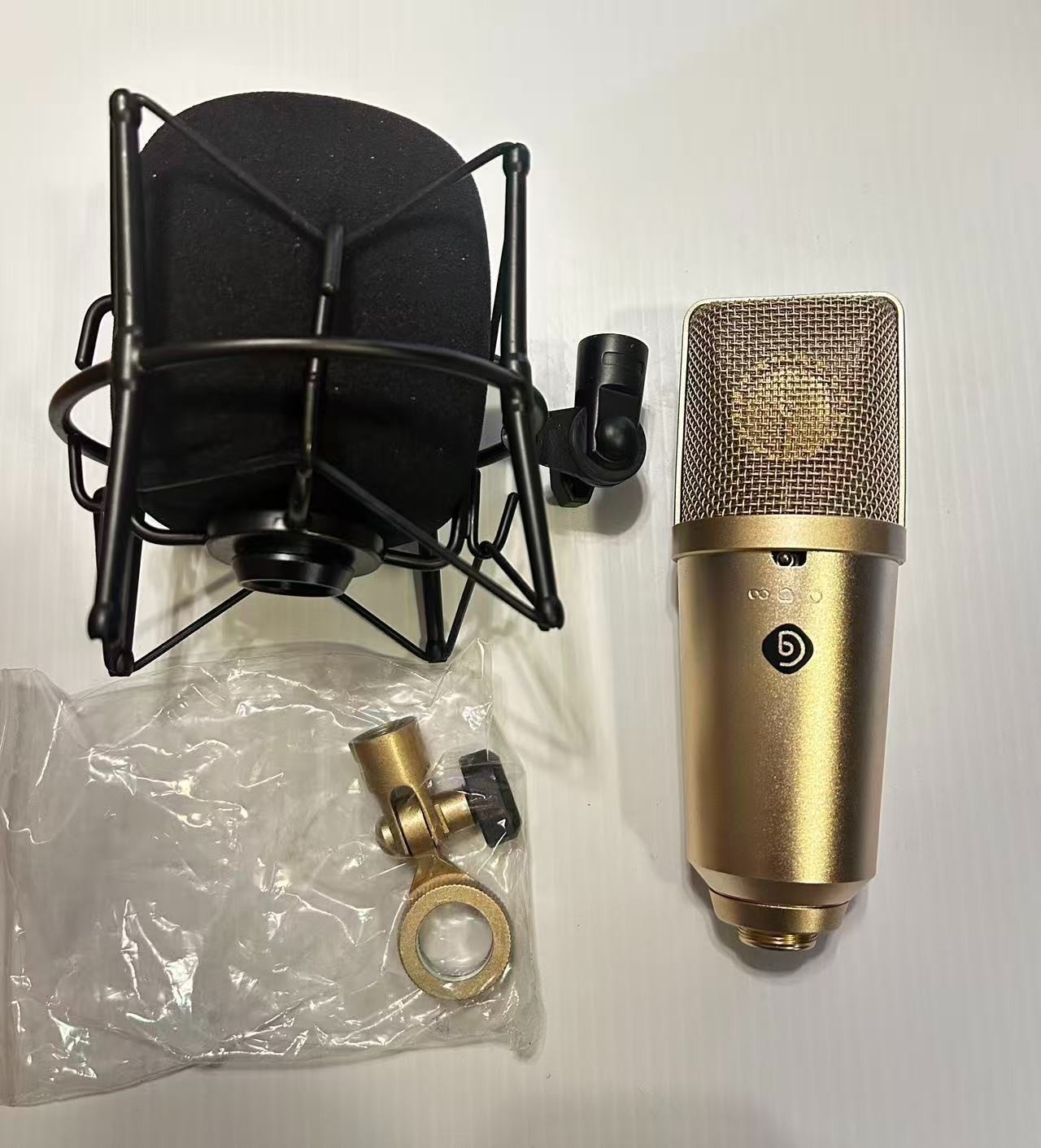 Debra Large Diaphragm Condenser Microphone Studio Set w/ Shockmount