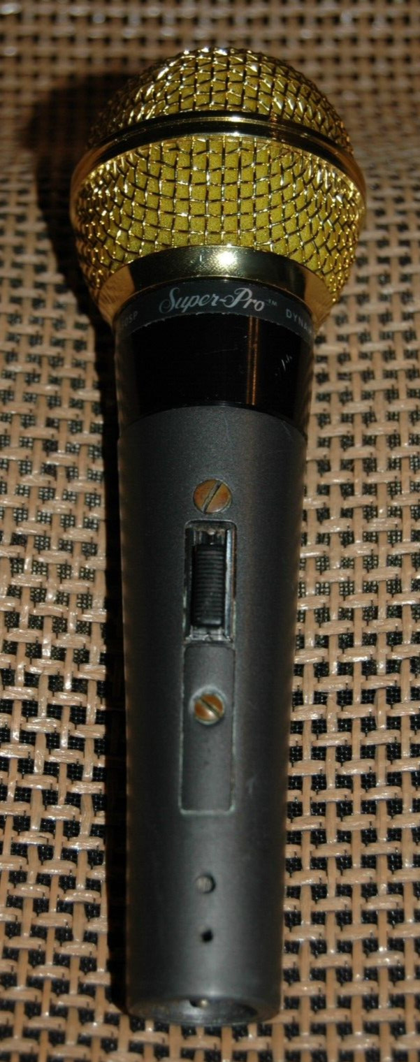 Vintage Shure PE50SP Unisphere 1 Microphone with new 20′ cable and Gold Ball @@