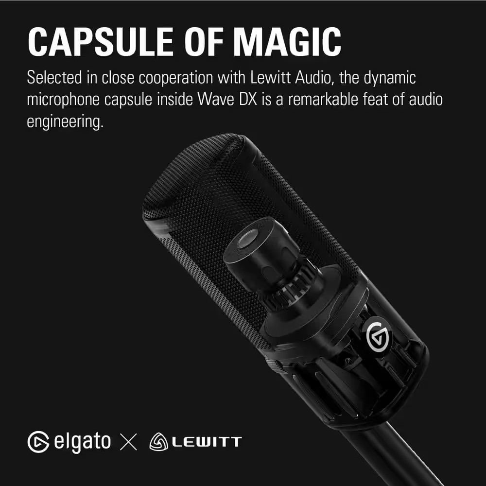 Dynamic XLR Microphone, Cardioid Pattern, Noise Rejection, Speech Optimised for