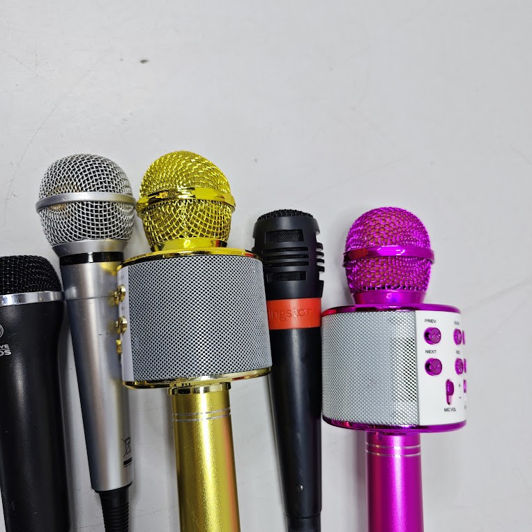 Lot of 10 Microphones – Untested, Signs of Use, Various Models
