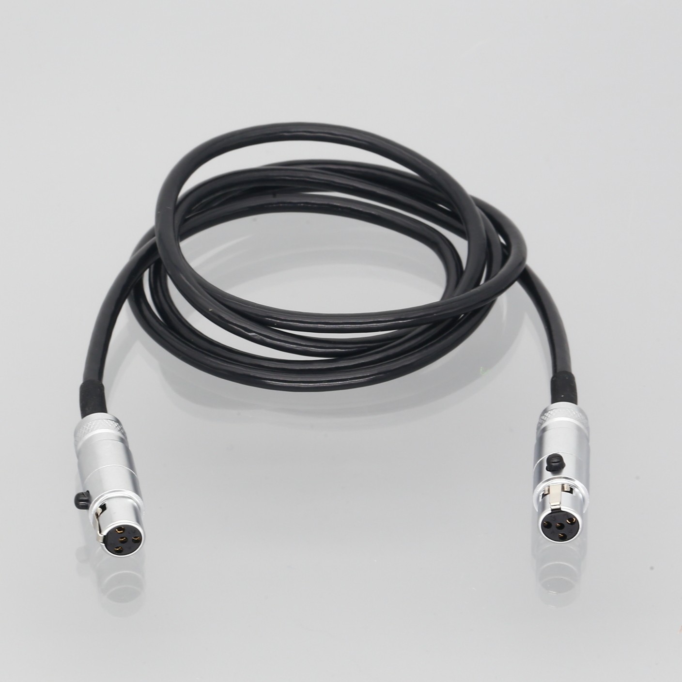 Mini XLR 4Pin Dual Female TA4F Interlock Cable Connect Test Fixtures Electrode