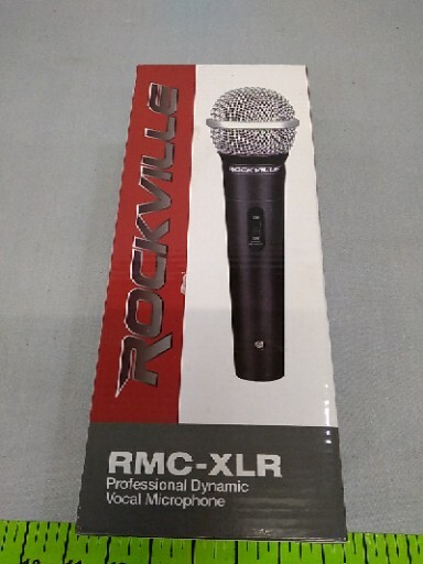 Rockville RMC-XLR Metal Handheld Wired Microphone Mic For Church Sound Systems