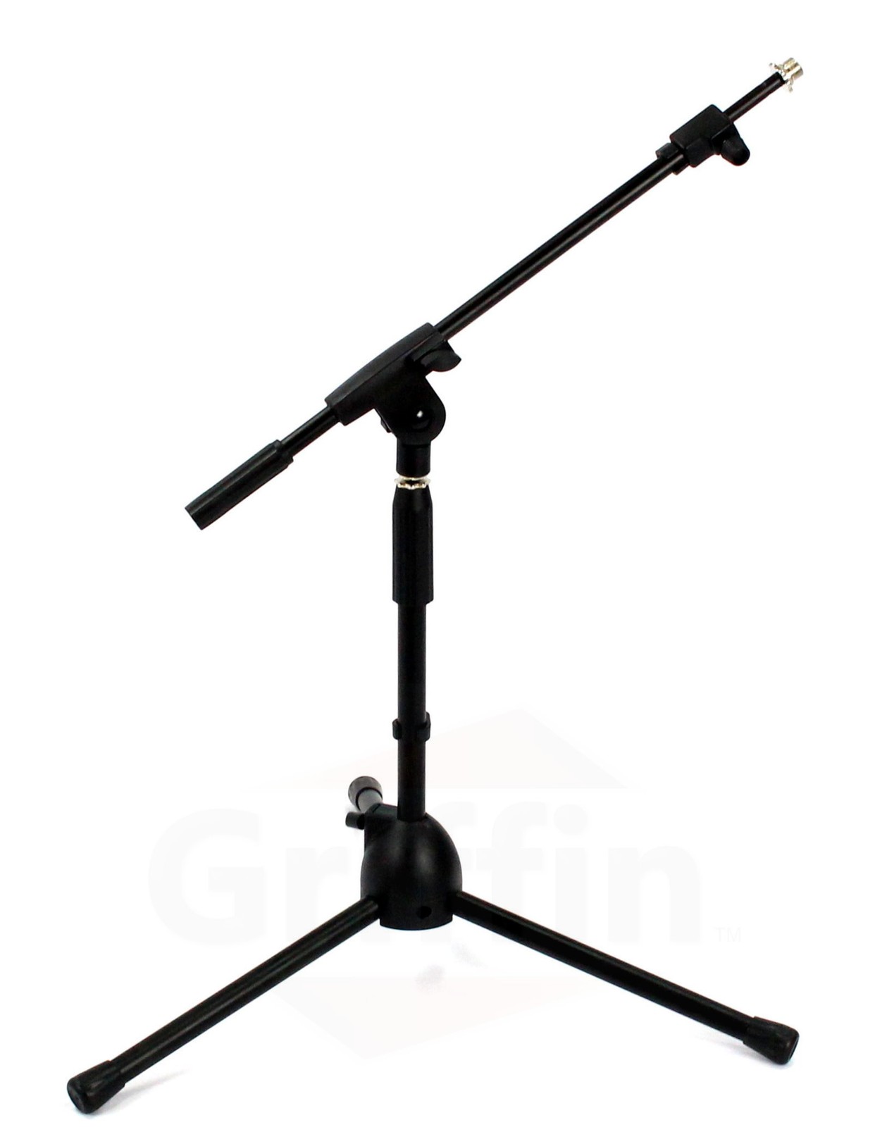 (2-PACK) Short Height Microphone Stand | GRIFFIN Small Studio Recording Holder
