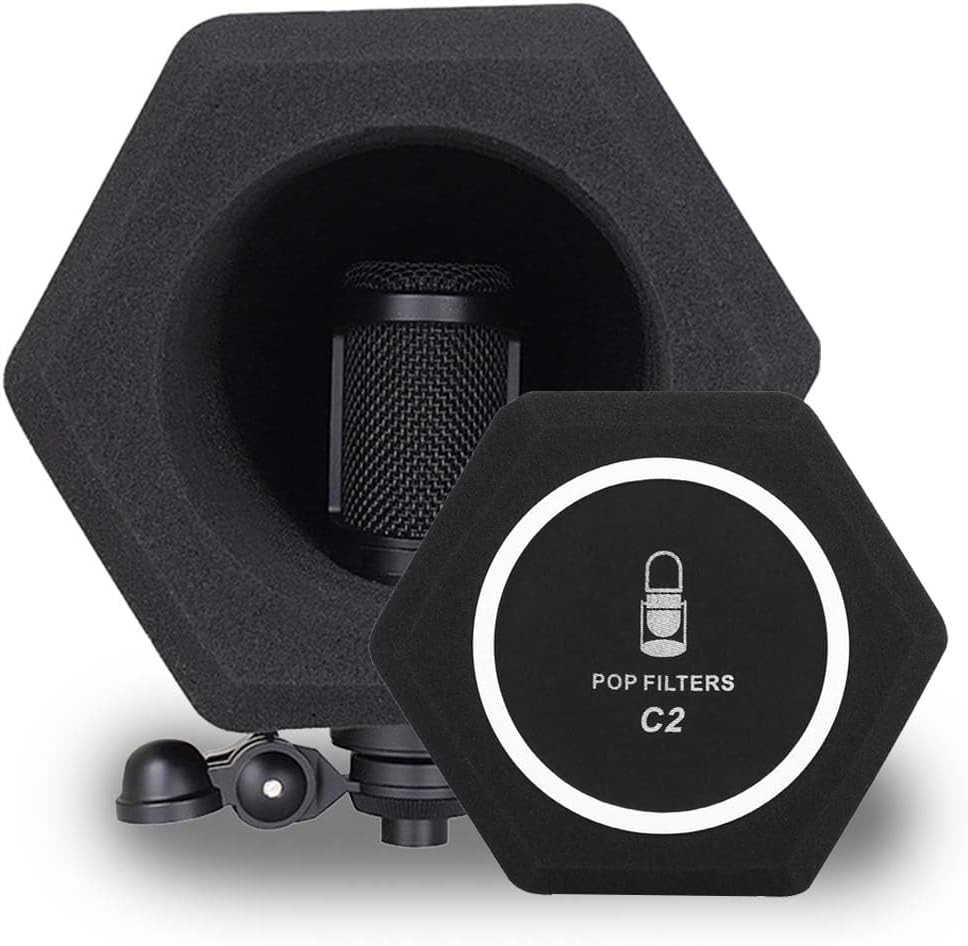 Professional Microphone Isolation Ball Shield – Superior Noise Cancellation with