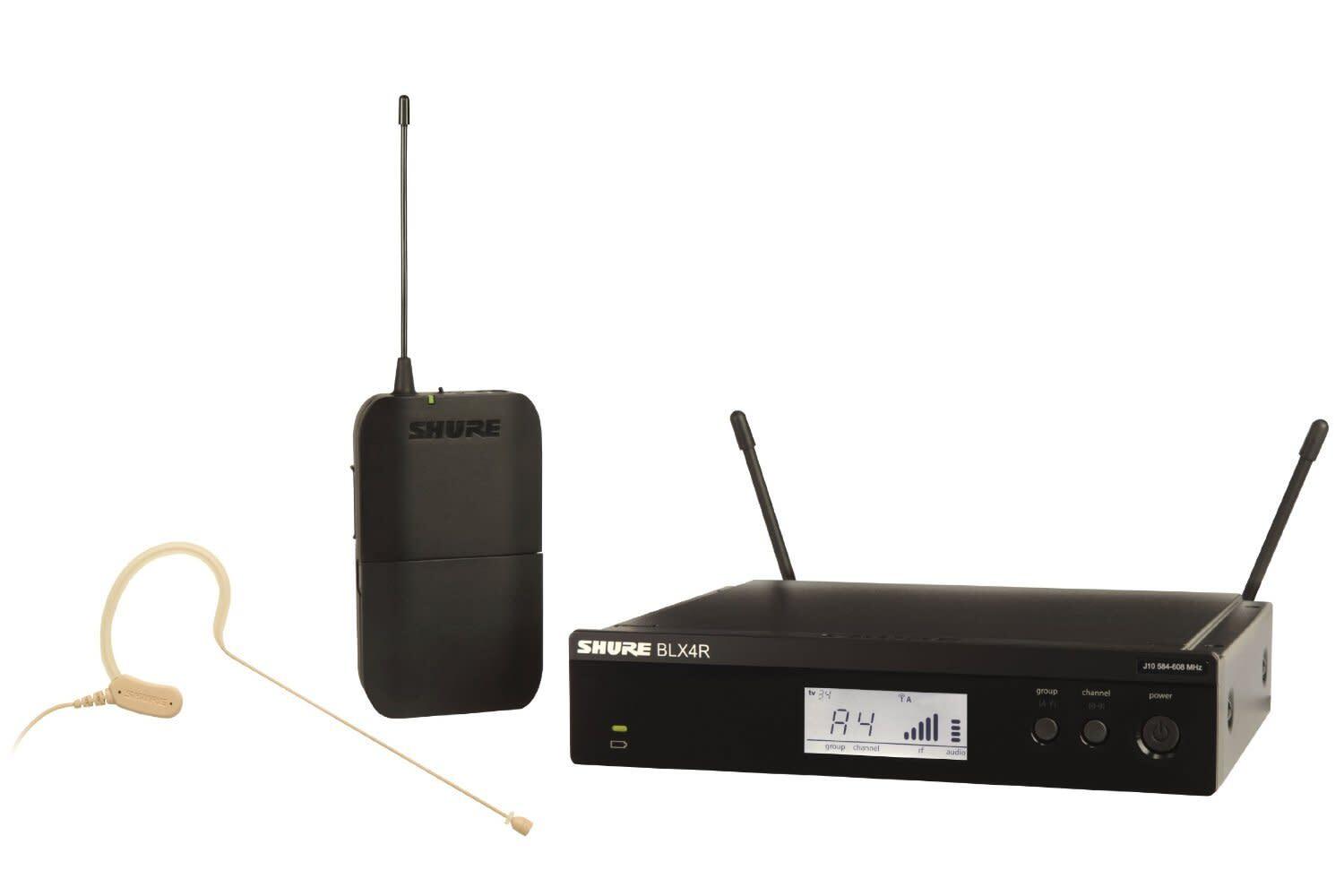 Shure BLX14R/MX53 Headworn Wireless System with MX153 Earset Headworn Microphone