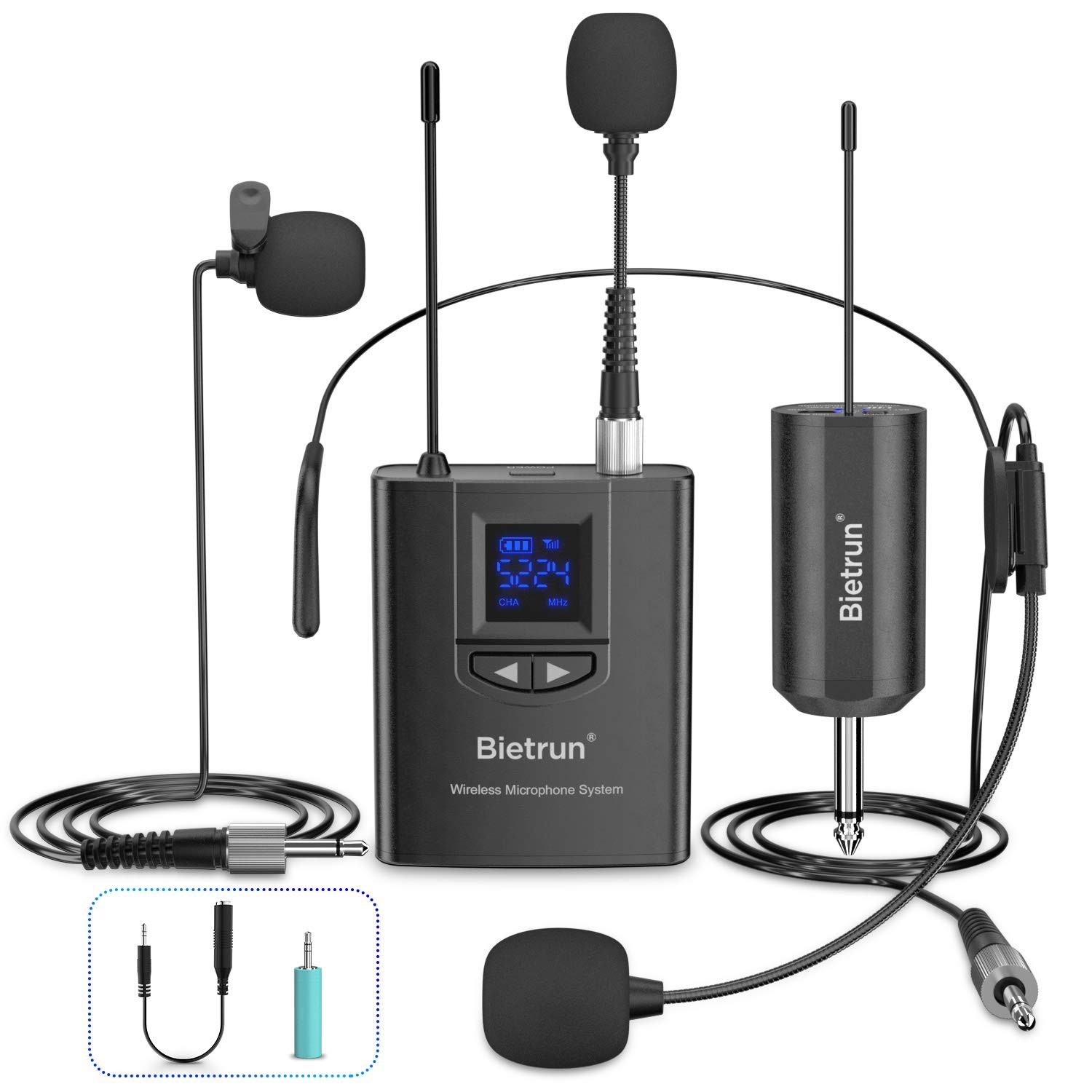 Microfonos Profesionales Inalambricos Professional Recargables Diadema Estudio..