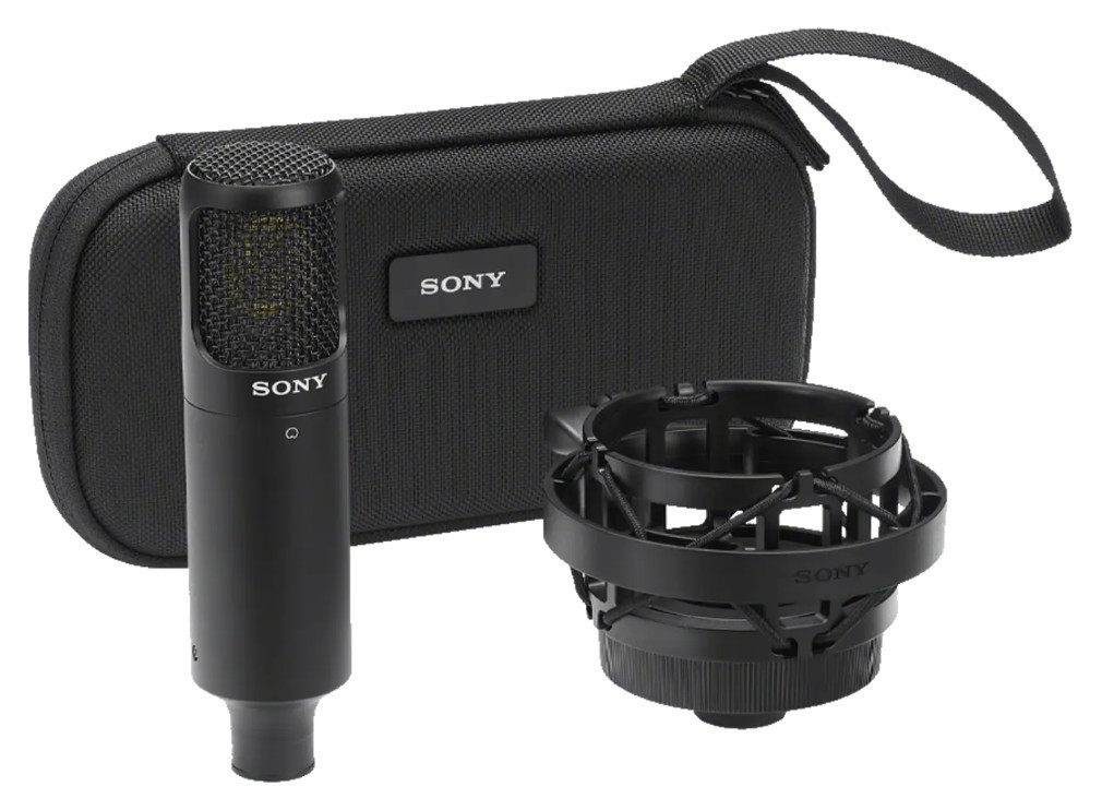 Sony C-80 Unidirectional Studio Vocal Condenser Microphone – Black (B0BLSNLMDR)