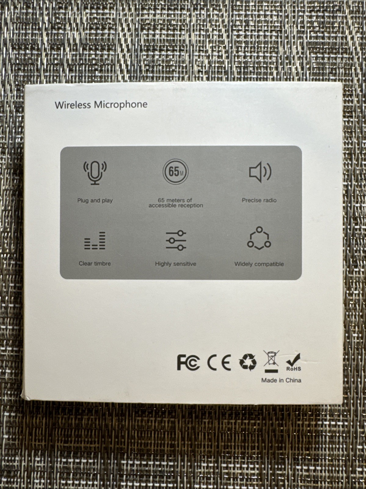 Wireless Microphone for iPhone/Android Lightning/Usb C, Noise Reduction