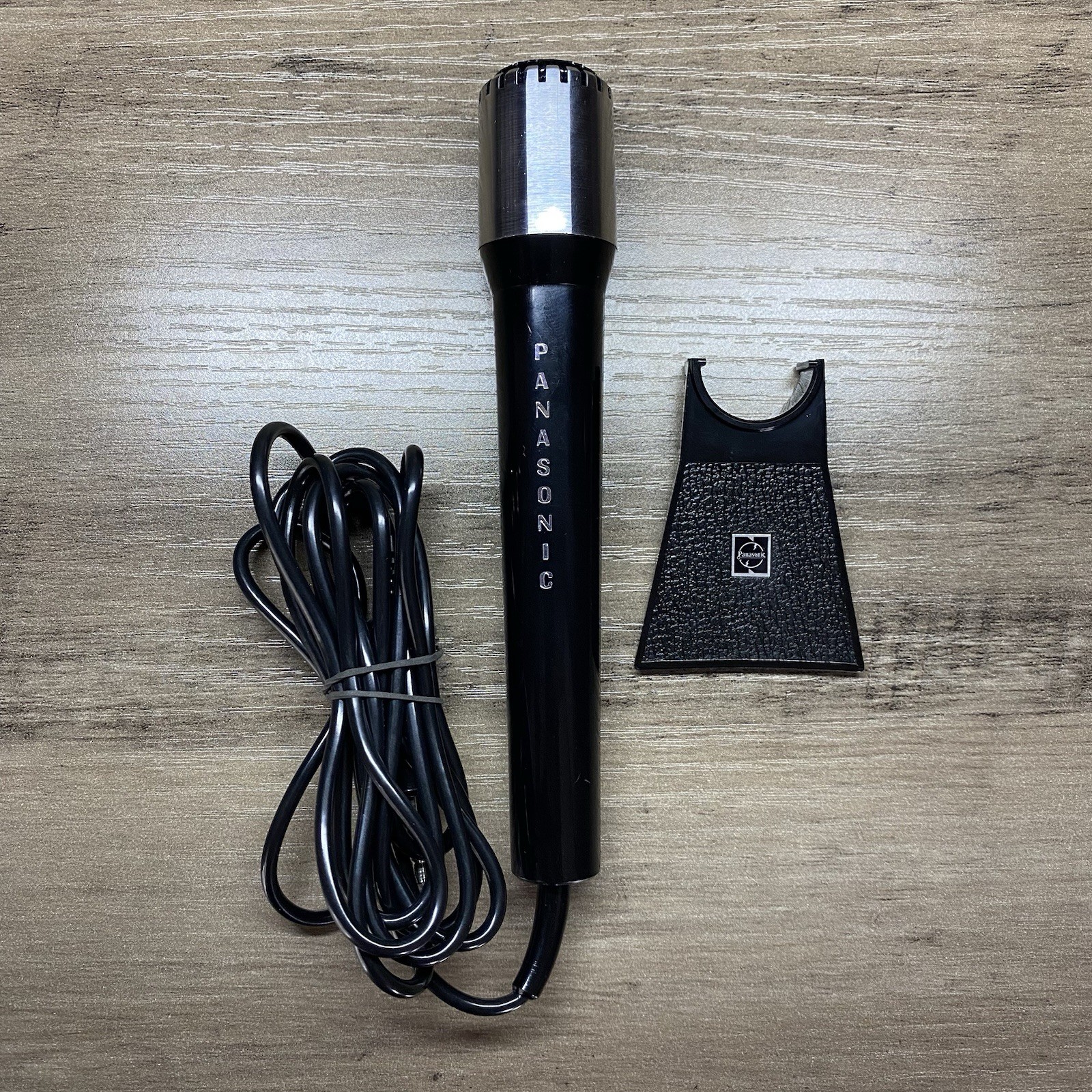 Panasonic Electret Condenser Microphone WM-2201P with Stand TESTED WORKING