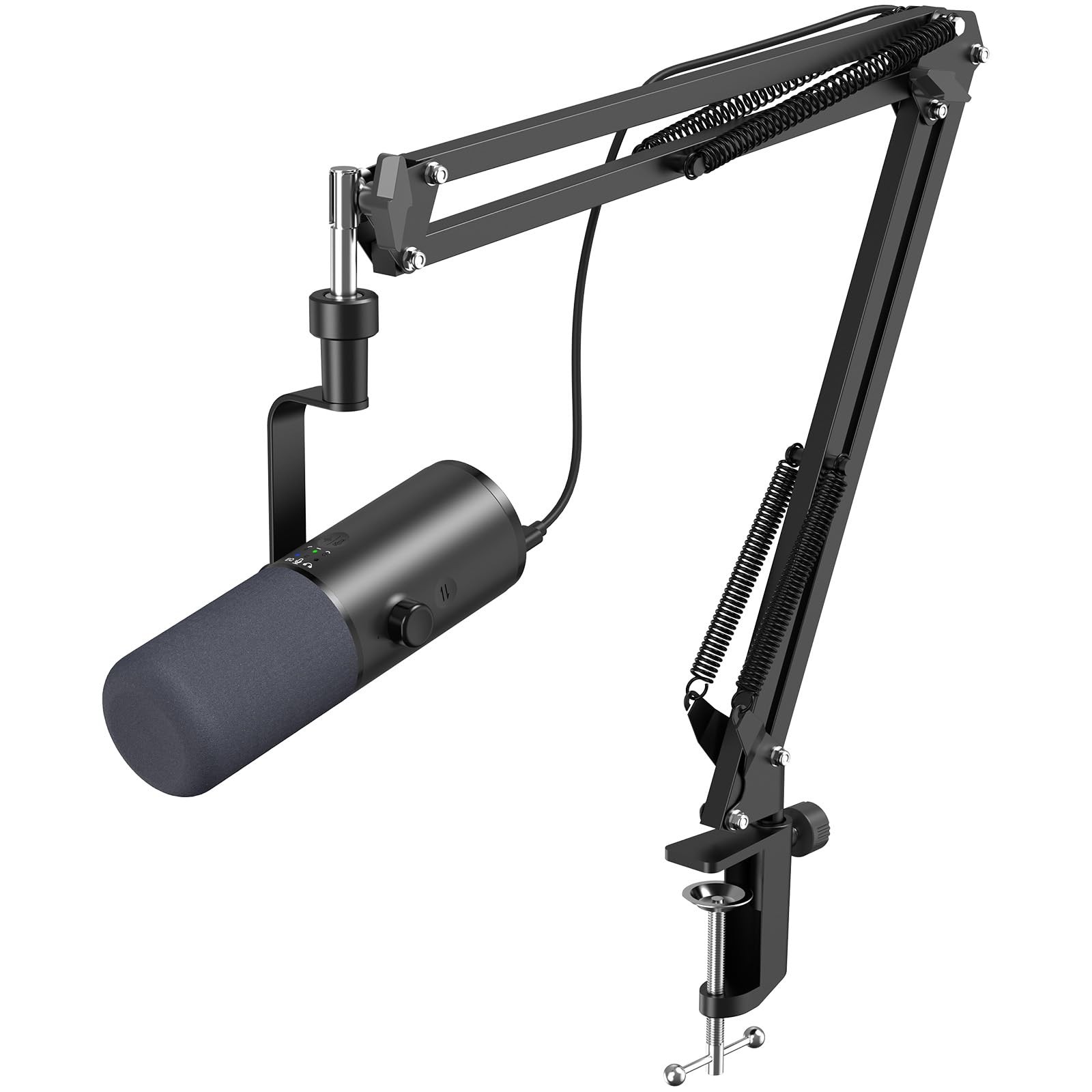 TONOR Dynamic Podcast Microphone for Studio, 16.7”L x 5.4”W x 4.5”H, Black