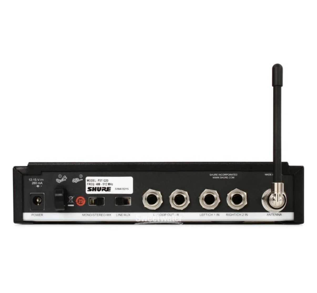 Shure PSM300 Twin Pack Pro P3TRA215TWP Wireless In-ear Monitor System – G20 Band