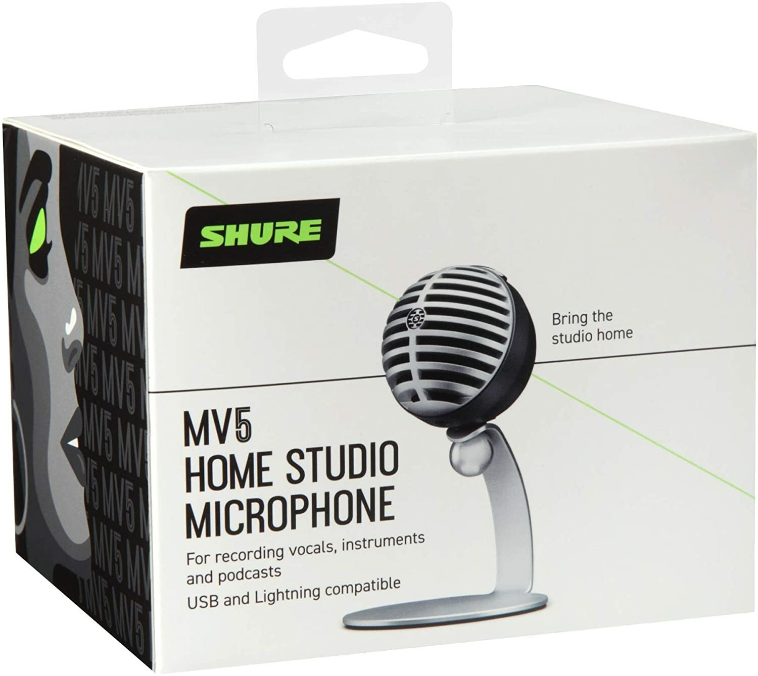 Shure MV5-DIG Digital Condenser Microphone (Grey/Silver) Mic MV5