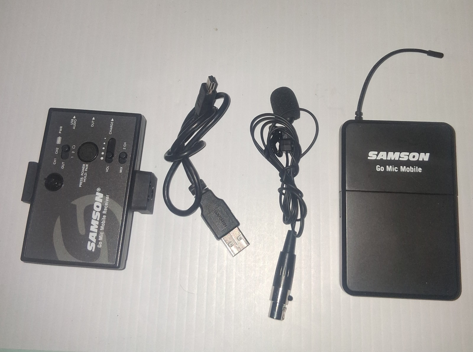 Samson Go Mic Mobile & Receiver PXD2 Trasmitter & GMM Receiver