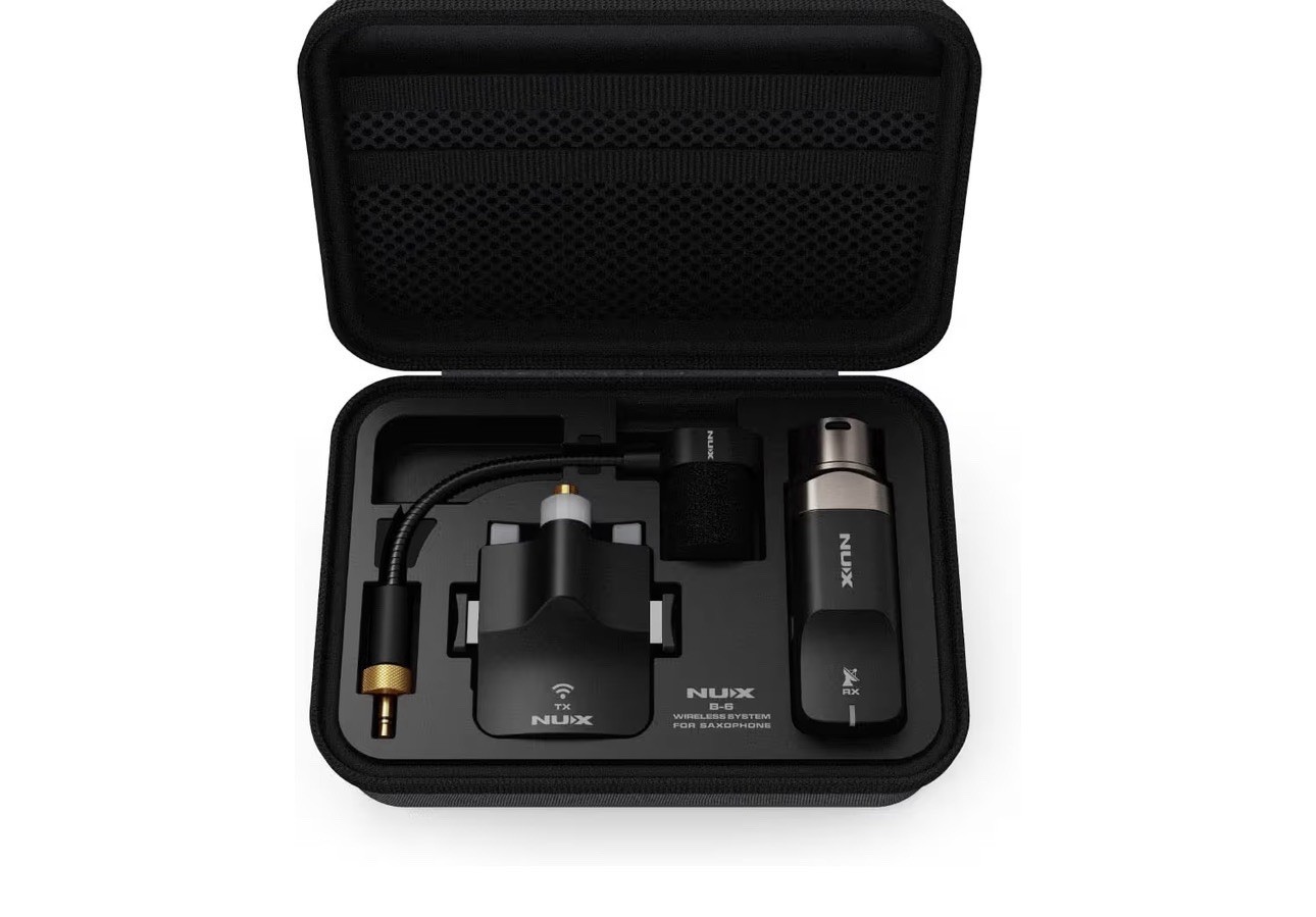 Nux B-6 2.4 GHz Wireless Systems for Saxophone (Sealed)