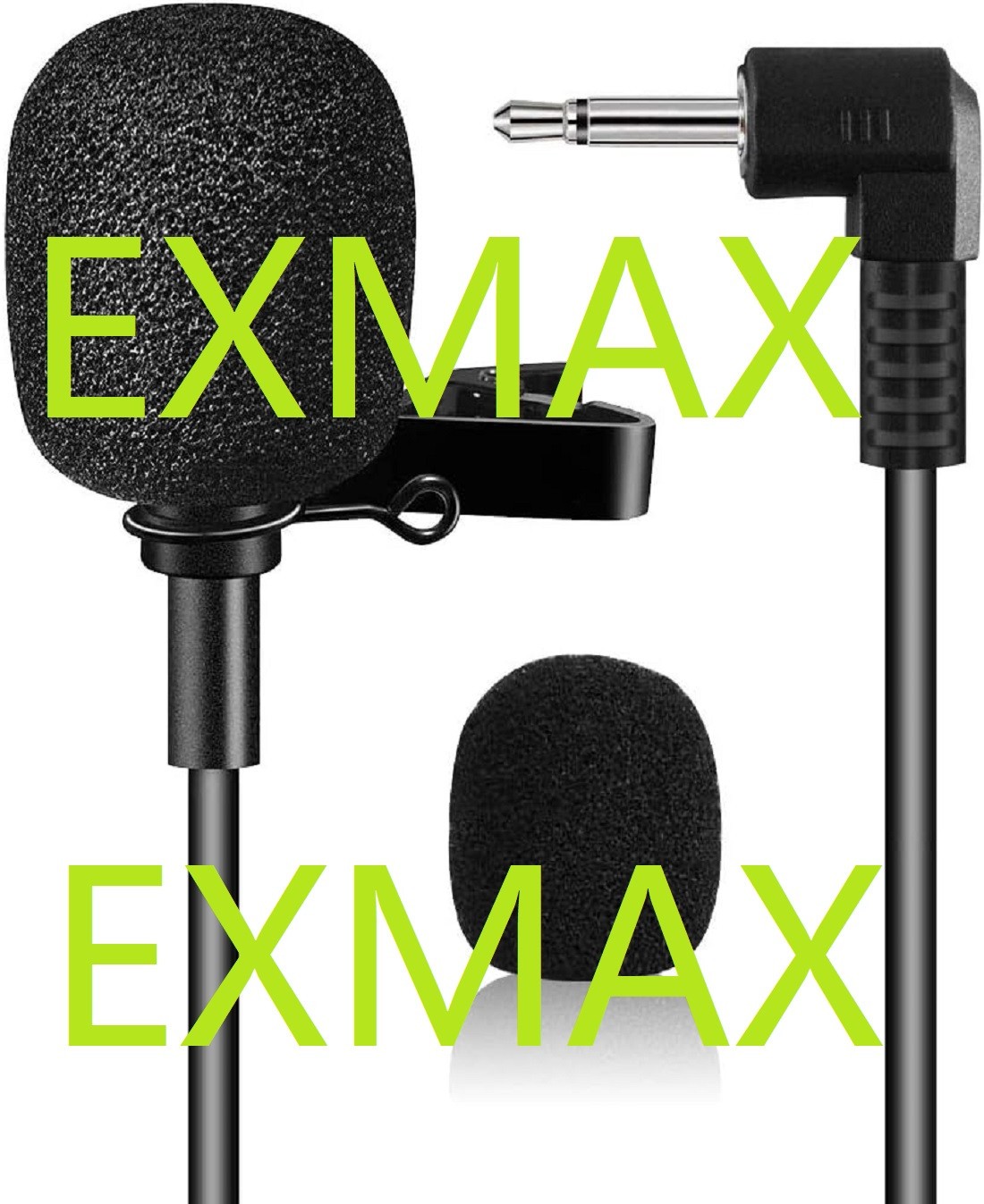 EXMAX® lavalier Lapel 1/8”(3.5mm) Jack Microphone for Voice Amplifier,Speakers