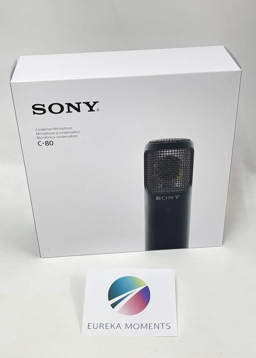 SONY C-80 Black Unidirectional Condenser Microphone Capsule Voice Recording Home