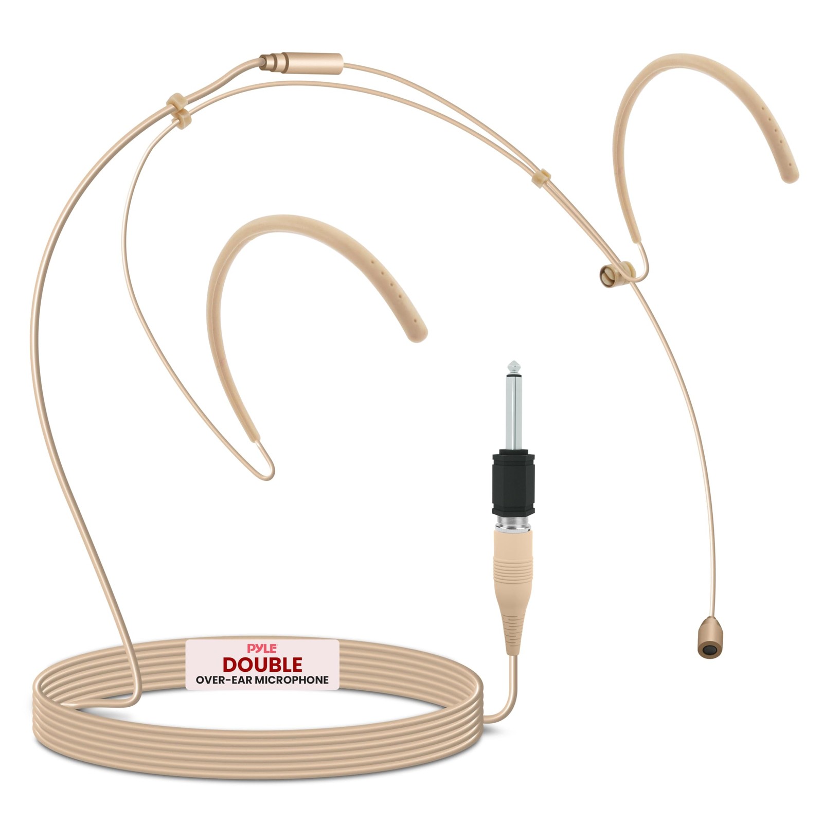 Pyle Double Over-Ear fessional Hands-Free Omnidirectional Wired Audio Boom