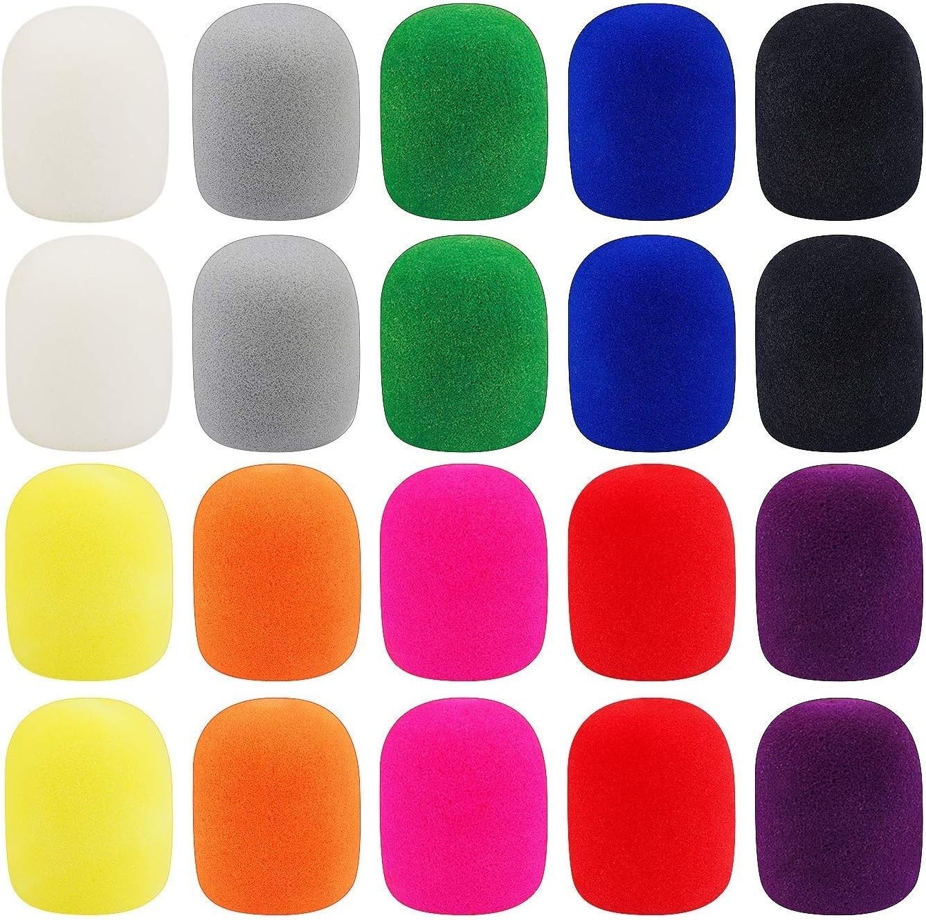 Microphone Covers Foam,20 Pack Thick Handheld Stage Microphone Windscreen Microp