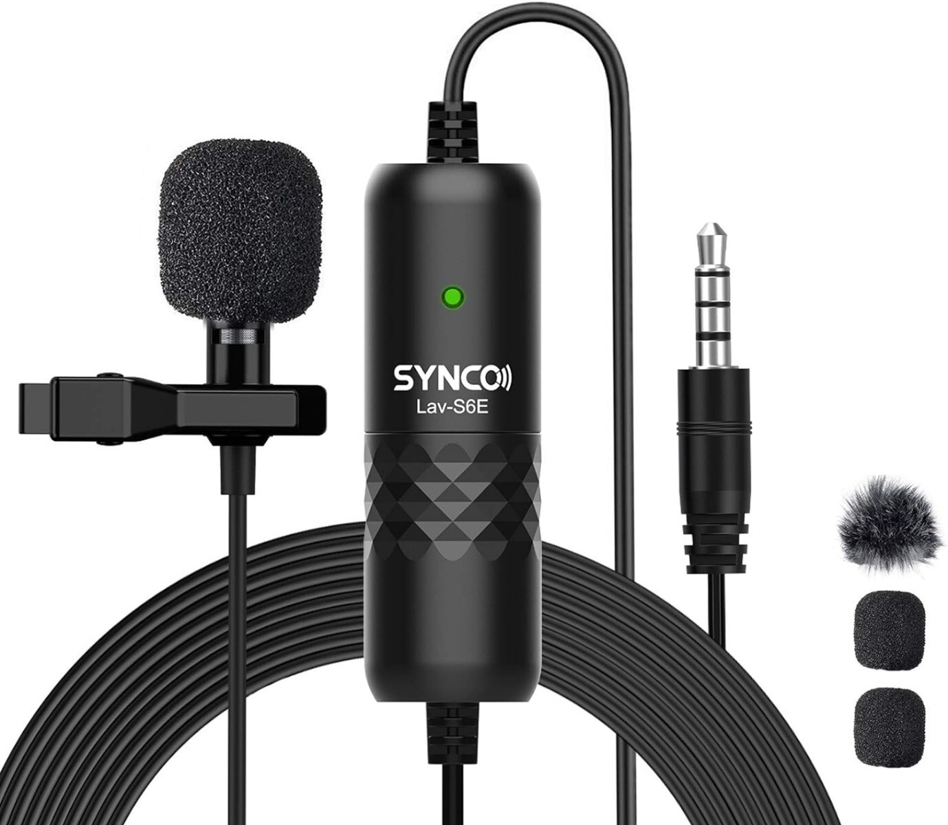 SYNCO SY-S6E-LAV- Lavalier-Microphone Professional Omnidirectional Condenser …