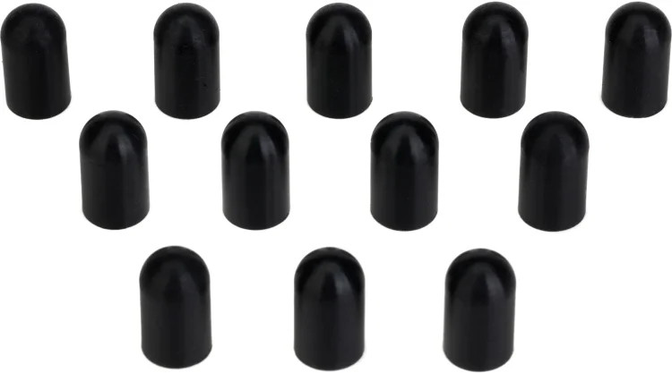 Point Source Audio EMB-CAP-BL Embrace Earmount Finishing Caps – Black, 12-pack
