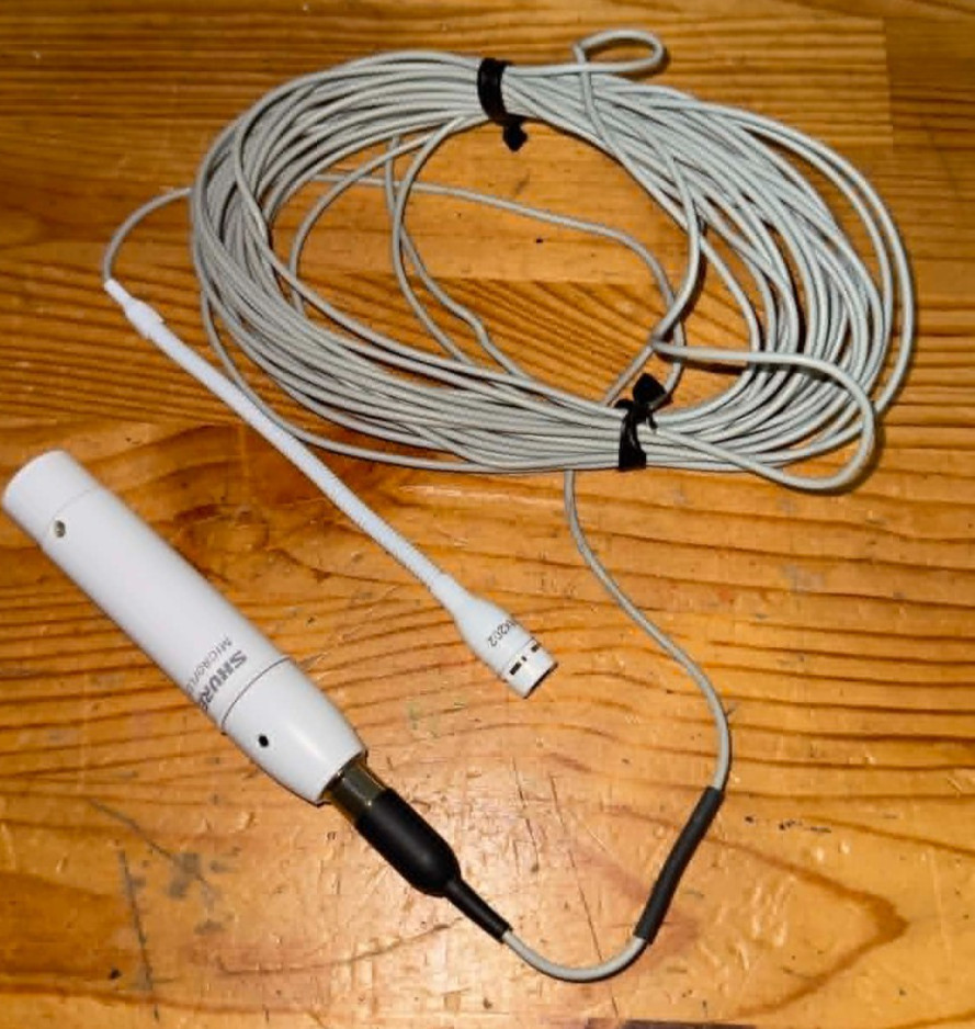 Shure MX202 Microflex Overhead Condenser Microphone 3-Pin XLR w/ XLR Adapter