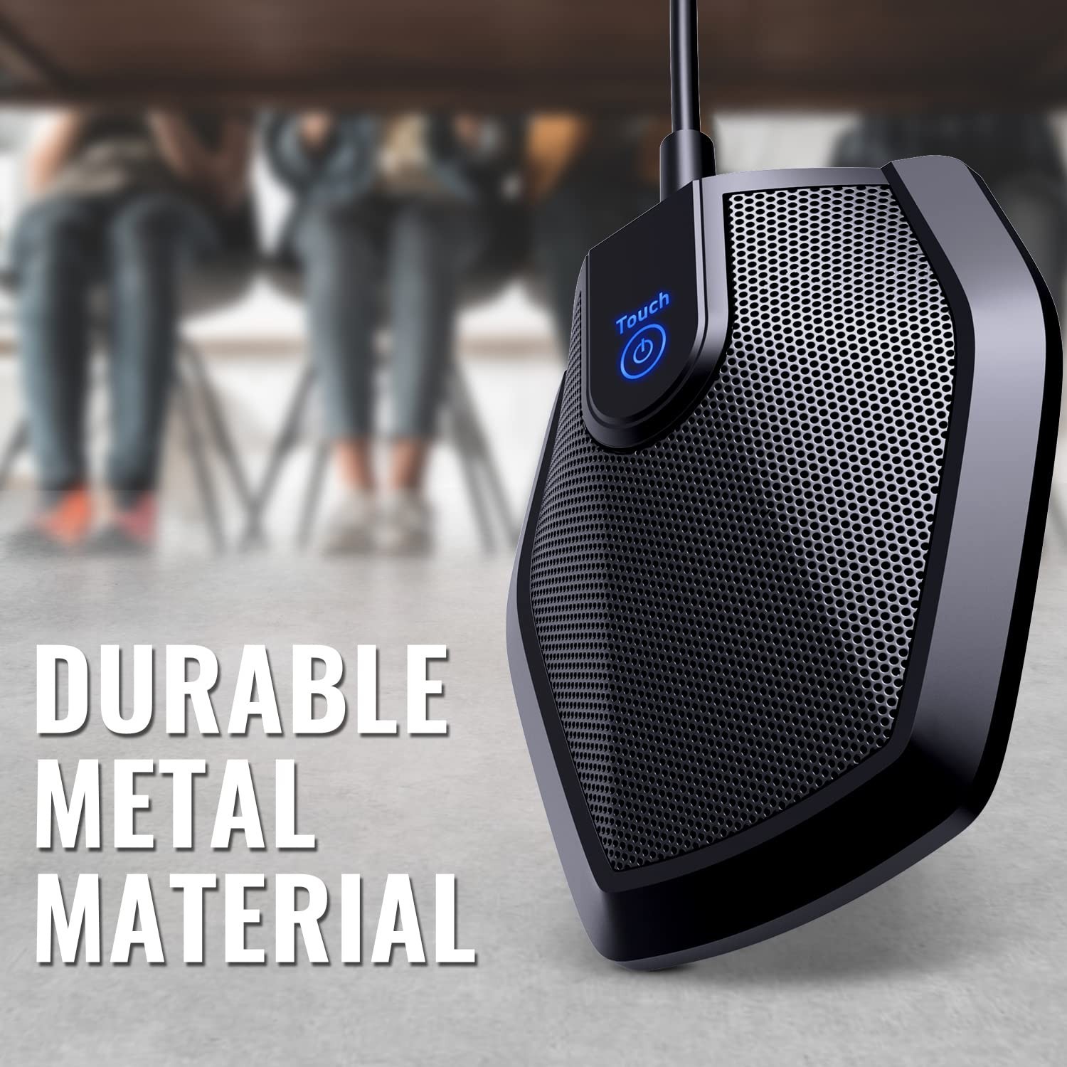 USB Omnidirectional Condenser Microphone for Video Conferencing, Recording, Skyp