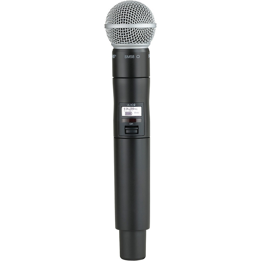 New! Shure ULXD2/SM58 Handheld G57 Works w/ G50 with SM58 Mic Capsule
