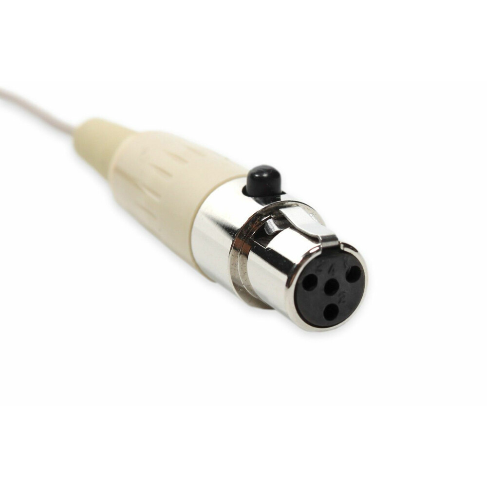 Headset Earset Mic for Shure ULXD1 Bodypack Transmitter Omnidirectional Beige