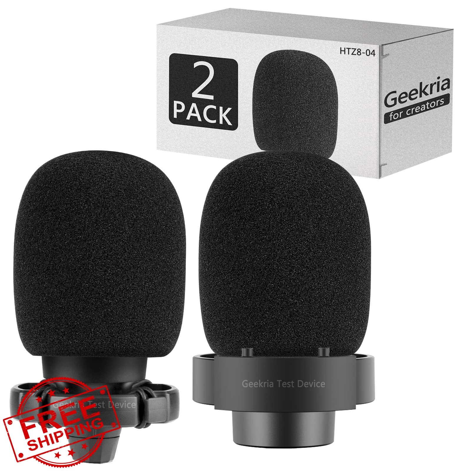 GEEKRIA A6 Microphone Windscreen Foam Black