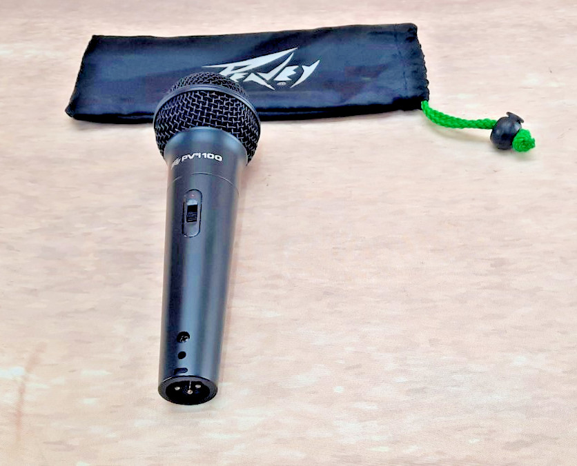 Peavey PVi 100 Dynamic Cardioid Microphone Tested W/ Pouch