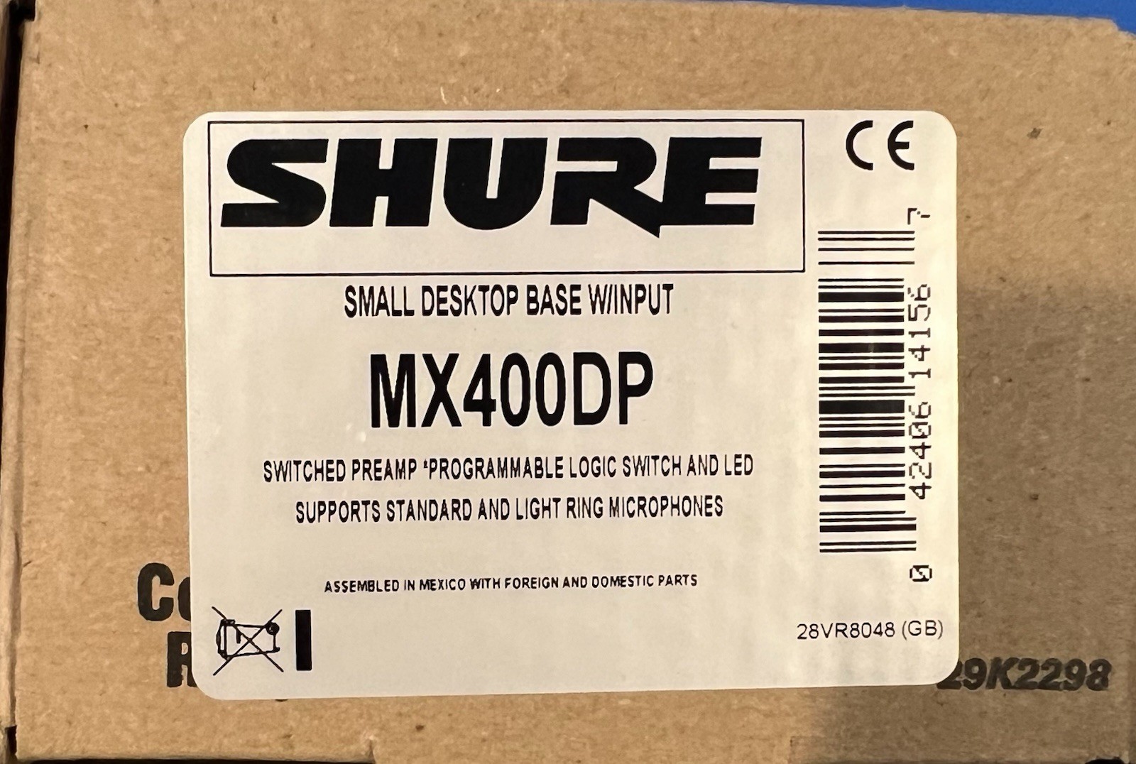 Shure MX400DP